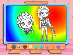 Игра Coloring Book: Kpop Rumi онлайн