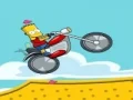Игра  Bart bike fun онлайн