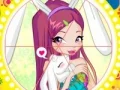 Игра Winx bunny style: Round Puzzle онлайн