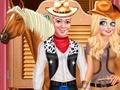 Игра Frozen Couple Cowboy Style онлайн