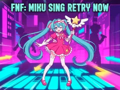 Игра FNF: Miku Sing Retry Now онлайн