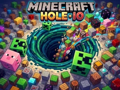 Игра Minecraft Hole IO онлайн