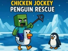 Игра Chicken Jockey: Penguin Rescue онлайн