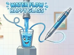 Игра Water Flow Happy Glass онлайн
