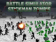 Игра Battle Simulator Stickman Zombie онлайн