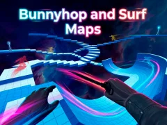 Игра Bunnyhop and Surf Maps онлайн