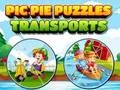 Игра Pic Pie Puzzles Transports онлайн