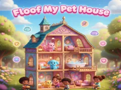 Игра Floof My Pet House онлайн