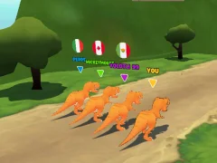 Игра Dinosaur Shifting Run онлайн
