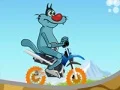Игра Oggy And The Cockroaches Bike онлайн