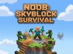 Игра Noob: Skyblock Survival онлайн