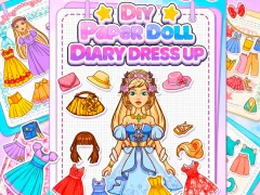 Игра Diy Paper Doll Diary Dress Up онлайн