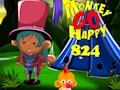 Игра Monkey Go Happy Stage 824 онлайн