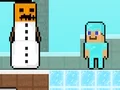 Игра Noob vs Pro Snowman онлайн