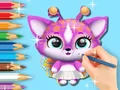 Игра Coloring Book: Cute Fluvsies онлайн