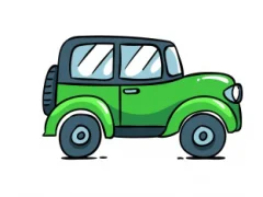 Игра Cartoon Cars Spot The Difference онлайн