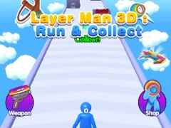 Игра Layer Man 3d Run Collect онлайн