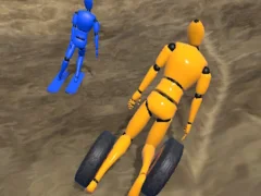 Игра Ragdoll Racing: Extreme Downhill онлайн