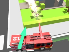 Игра Fire Truck Rescue Driving онлайн
