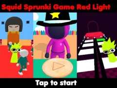 Игра Squid Sprunki Game Red Light онлайн