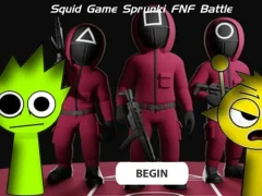 Игра Squid Game Sprunki Fnf Battle онлайн