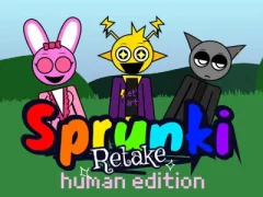 Игра Sprunki Retake: Human Edition онлайн