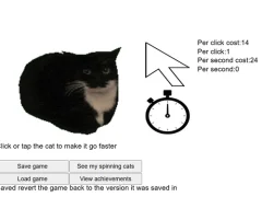 Игра Spinning Cat Clicker онлайн