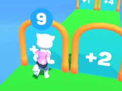 Игра Cat Angela Running онлайн