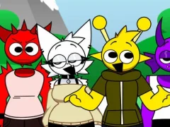 Игра Sprunki Retake Human New онлайн
