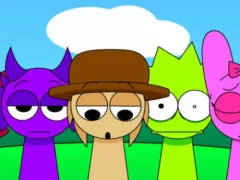 Игра Sprunki Pyramixed - Finished Animations онлайн