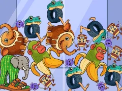 Игра Italian Brainrot: Animals Merge Puzzle онлайн