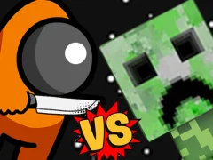 Игра Among vs Creeper онлайн
