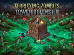 Игра Terrifying Zombies Tower Defense II онлайн