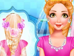 Игра Princess wedding hairstyle онлайн