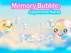 Игра Memory Bubble: Japanese Kana онлайн