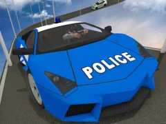 Игра Impossible Police Car Track онлайн