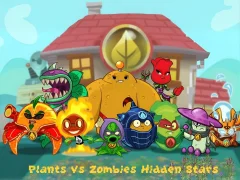 Игра Plants Vs Zombies Hidden Stars онлайн