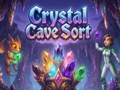 Игра Crystal Cave Sort онлайн