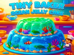 Игра Tiny Baker Ocean Jelly Cake онлайн