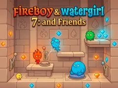 Игра Fireboy & Watergirl 7: and Friends онлайн