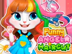 Игра Funny Angela Haircut онлайн