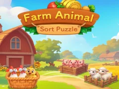 Игра Farm Animal Sort Puzzle онлайн