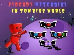 Игра Fireboy Watergirl In Zombies World онлайн