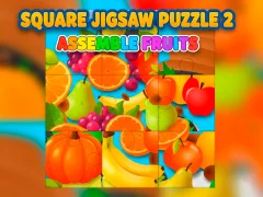 Игра Square jigsaw Puzzle 2 - Assemble Fruits онлайн