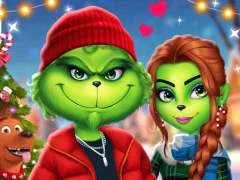 Игра The Grench Couple Holiday Dress up онлайн