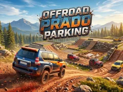 Игра Offroad Prado Parking онлайн