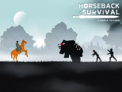 Игра Horseback Survival Zombies Escape онлайн