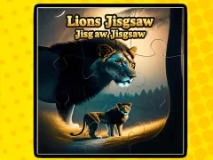 Игра Lions Jigsaw Jigsaw онлайн