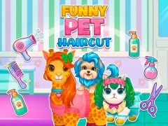 Игра Funny Pet Haircut онлайн