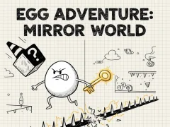 Игра Egg Adventure: Mirror World онлайн